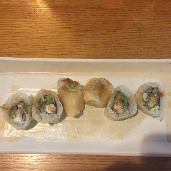 Daichi Sushi and Grill - Shrimp puff roll, we ate 2pcs already. - Japanese Near Me - Cedar Park, Texas Daichi Sushi and Grill - Shrimp puff roll, we ate 2pcs already. - Japanese Near Me - Cedar Park, Texas