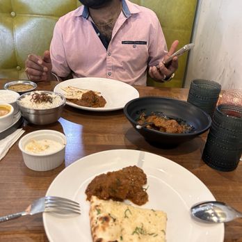 Varam - Garlic naan , lamb masala. - Indian Near Me - Redwood City, California Varam - Garlic naan , lamb masala. - Indian Near Me - Redwood City, California
