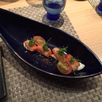 MF Sushi - King salmon with truffle aioli - Sushi Bars Near Me - Houston, Texas