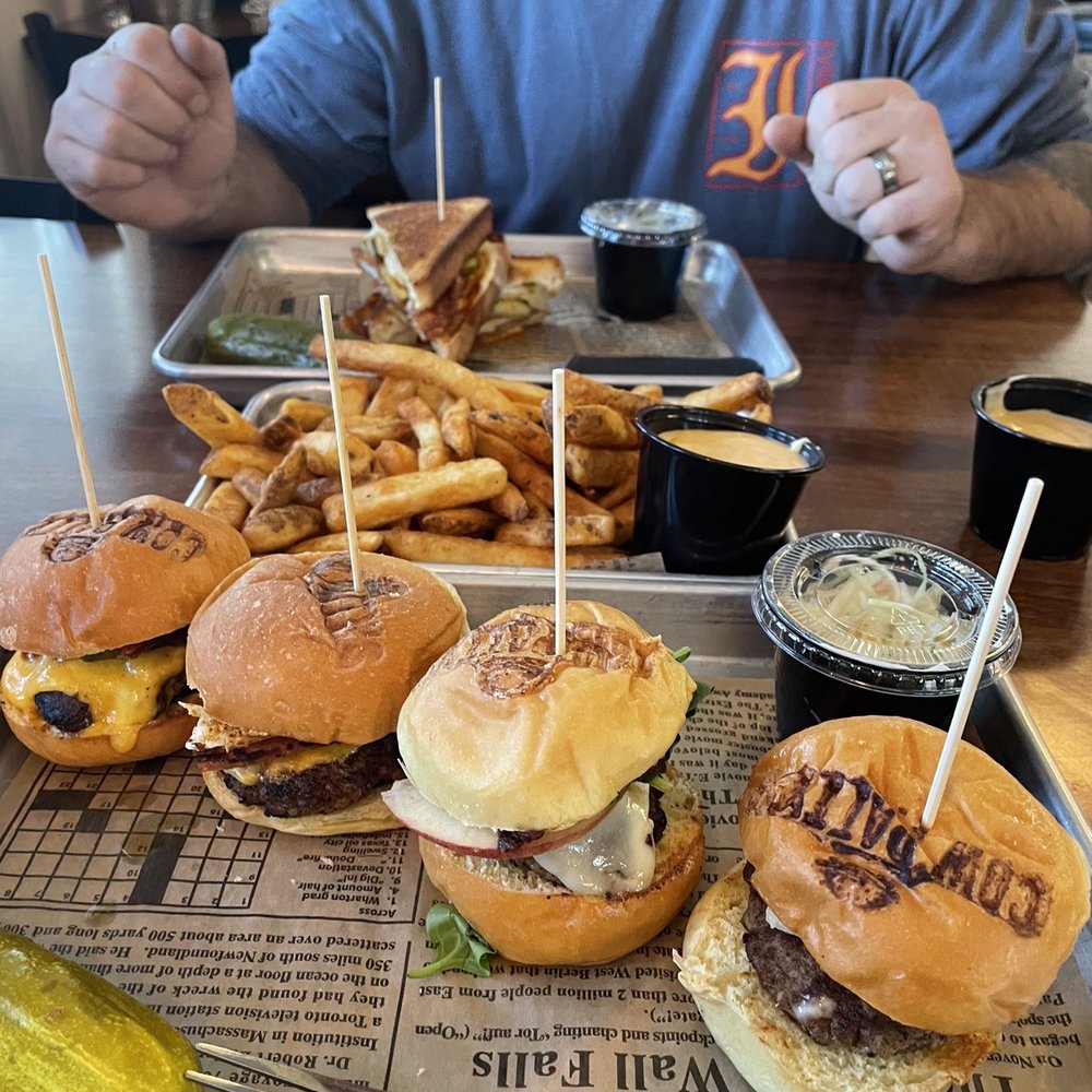Cow Patty's - Burger flight - Burgers Near Me - Wantage, New Jersey Cow Patty's - Burger flight - Burgers Near Me - Wantage, New Jersey