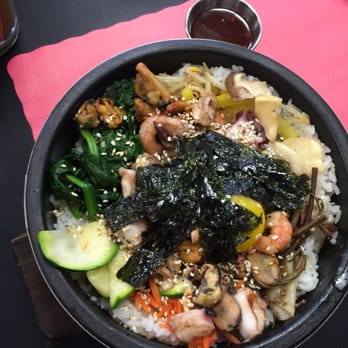 Sizzling Kitchen - Seafood Bibimbap - Italian Near Me - Lowell, Massachusetts Sizzling Kitchen - Seafood Bibimbap - Italian Near Me - Lowell, Massachusetts