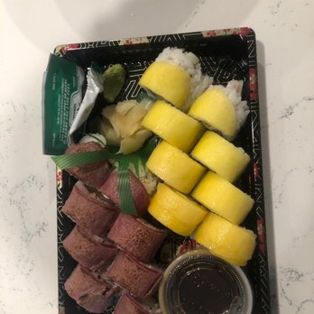 Aoki Sushi - Mango Tango Roll & Samurai Roll - Sushi Bars Near Me - Greenville, South Carolina