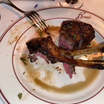 Bones - Filet with lamb chop - Steakhouses Near Me - Atlanta, Georgia