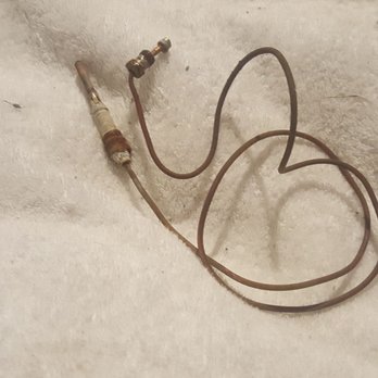 Aiello Home Services - This is the thermocoupler YOUR techn claims he changed & obviously didn't! Either I get my money back or I contact the BBB! - Plumbing Near Me - Windsor Locks, Connecticut