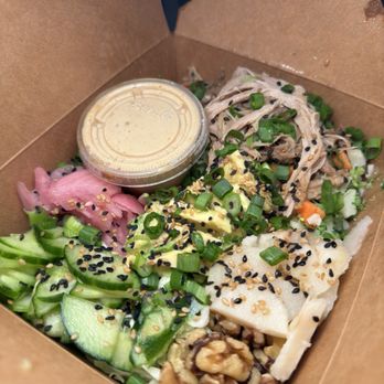 Umami Express - Pork Shoulder Rice & Cabbage Bowl - Asian Fusion Near Me - San Jose, California
