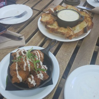 Six Acres - Fritters and gorgonzola hot pot - Pubs Near Me - Vancouver, British Columbia Six Acres - Fritters and gorgonzola hot pot - Pubs Near Me - Vancouver, British Columbia