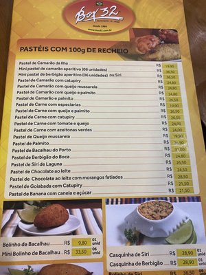 Menu photo 3 BOX 32 Florianópolis, SC