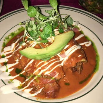Tacuba Hell's Kitchen - Enchiladas I don't recommend. more on Instagram : @timeinbites - Mexican Near Me - New York, New York