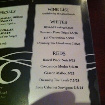 Tavern On The Bend - Menu - Wines - American Near Me - Cincinnati, Ohio Tavern On The Bend - Menu - Wines - American Near Me - Cincinnati, Ohio