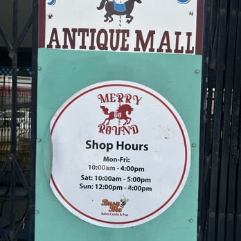 Merry Go Round Antique Mall - Hours of operation - Antiques Near Me - Bakersfield, California