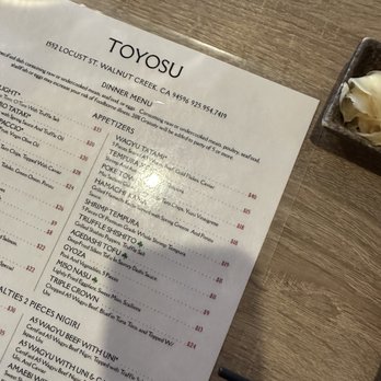 Toyosu - Sushi Bars Near Me - Walnut Creek, California