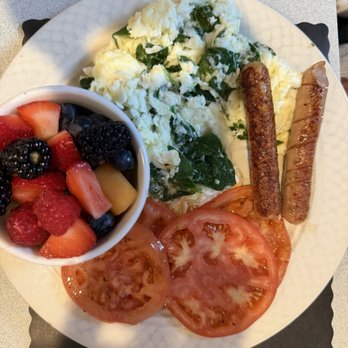 The Daily Paper - Healthy egg white scramble with chicken sausage - Breakfast & Brunch Near Me - Hyannis, Massachusetts The Daily Paper - Healthy egg white scramble with chicken sausage - Breakfast & Brunch Near Me - Hyannis, Massachusetts