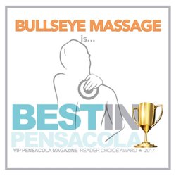 Bullseye Massage - Voted "Best Massage Therapist" in Pensacola 2017.