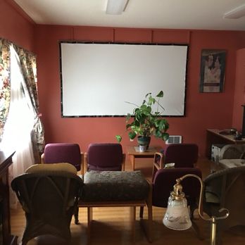 Cinema & Juice Bar - a living room with red walls - Live/Raw Food Near Me - Friday Harbor, Washington Cinema & Juice Bar - a living room with red walls - Live/Raw Food Near Me - Friday Harbor, Washington