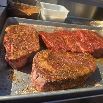 Ember & Rye - All the meats prepped and reready for the grill. - Seafood Near Me - Carlsbad, California Ember & Rye - All the meats prepped and reready for the grill. - Seafood Near Me - Carlsbad, California