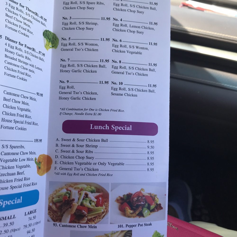 Yangs Chinese Restaurant - a menu in a car - Chinese Near Me - Barrie, Ontario Yangs Chinese Restaurant - a menu in a car - Chinese Near Me - Barrie, Ontario