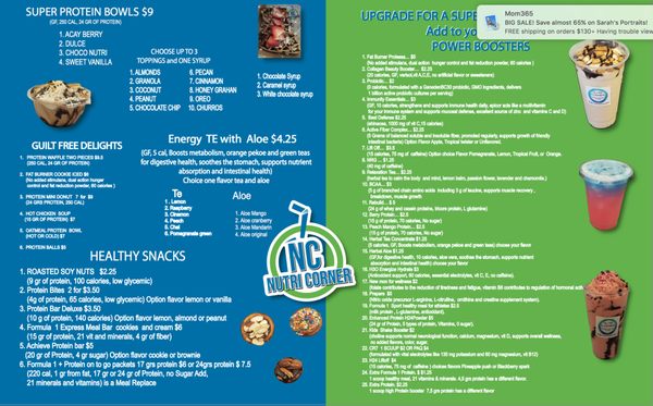 Menu photo 3 Nutri Corner Sanford, FL