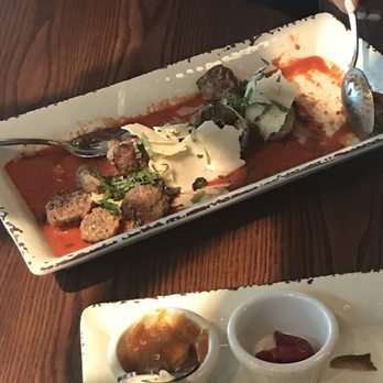 Eno's Pizza Tavern - The meatballs on the top were omitted in my review but PERFECTly crunchy on the outside - Pizza Near Me - Coppell, Texas