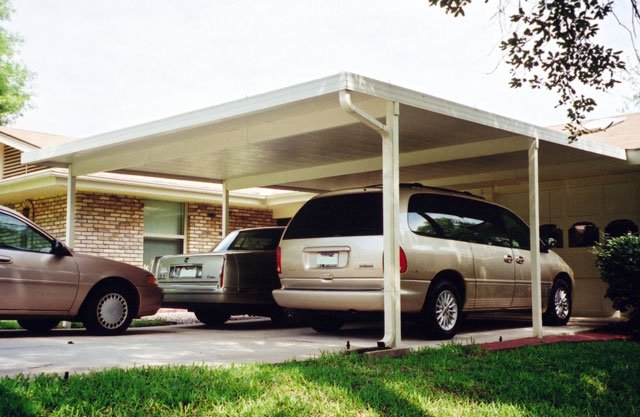 Slide of White Aluminum and Windows