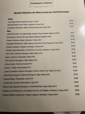Menu photo 1 Dominique's Kitchen Redondo Beach, CA