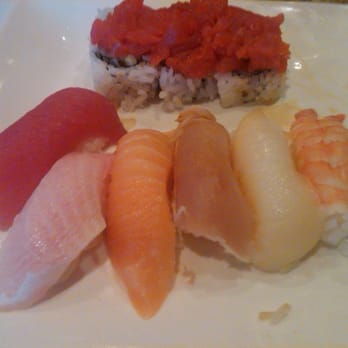 Sushiya Sushi - Combination sushi plate minus the imitation crab sushi (I ate:) - Japanese Near Me - Gilbert, Arizona