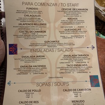 Hacienda Don Manuel - Menu - Mexican Near Me - Suffern, New York