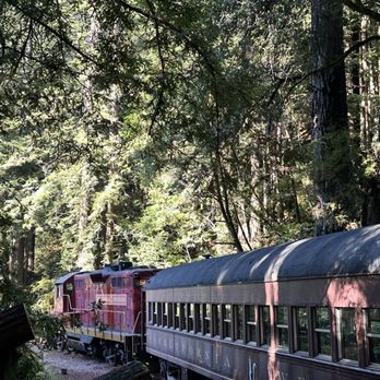 Skunk Train - Going back to the station - Tours Near Me - Fort Bragg, California