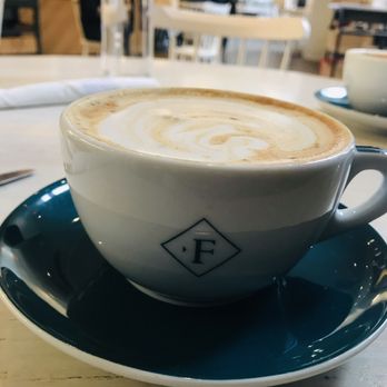 Forthright - Milk and honey latte - Cafes Near Me - Austin, Texas