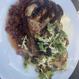 Pork chop with apple sauce Pork chop with apple sauce