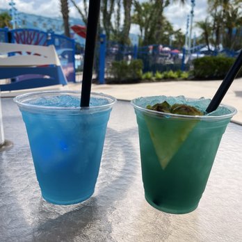 The Drop Off - Big blue ocean and sea foam refresher - Bars Near Me - Lake Buena Vista, Florida The Drop Off - Big blue ocean and sea foam refresher - Bars Near Me - Lake Buena Vista, Florida