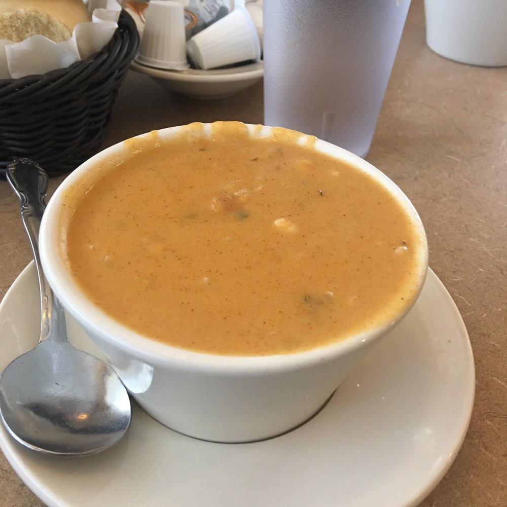 Lobster bisque. Lobster bisque.