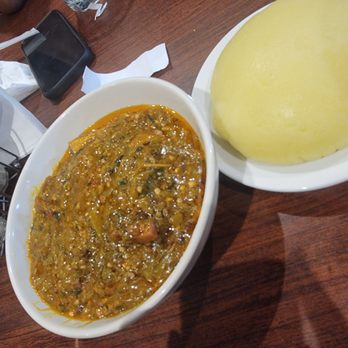 Ike's Cafe and Grill - Okra soup fufu - African Near Me - Norcross, Georgia