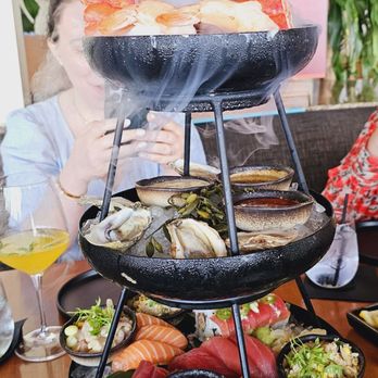 Rusty Pelican - Miami - Seafood tower - Seafood Near Me - Key Biscayne, Florida