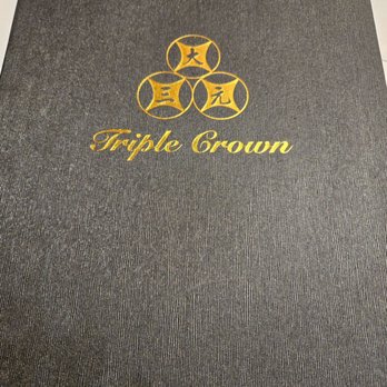 Triple Crown Restaurant - Hard cover menu - Dim Sum Near Me - Chicago, Illinois Triple Crown Restaurant - Hard cover menu - Dim Sum Near Me - Chicago, Illinois
