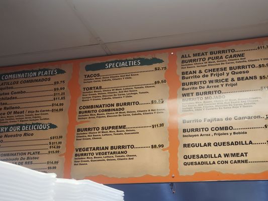 Menu photo 2 Mi Ranchito Palmdale, CA