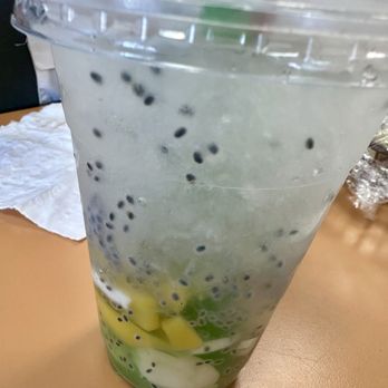 BubbleCups - Coco with basil seeds - Shaved Ice Near Me - Santa Rosa, California BubbleCups - Coco with basil seeds - Shaved Ice Near Me - Santa Rosa, California