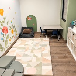 Cornerstone Therapies - Where little minds bloom!  Our playrooms aim to provide a cheerful space for learning, play, and growing new skills.