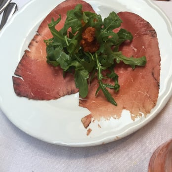 Sant'Andrea - Beef carpaccio- tastes good but I would not get again. It's too expensive for such a small amount - Roman Near Me - Rome, RM Sant'Andrea - Beef carpaccio- tastes good but I would not get again. It's too expensive for such a small amount - Roman Near Me - Rome, RM