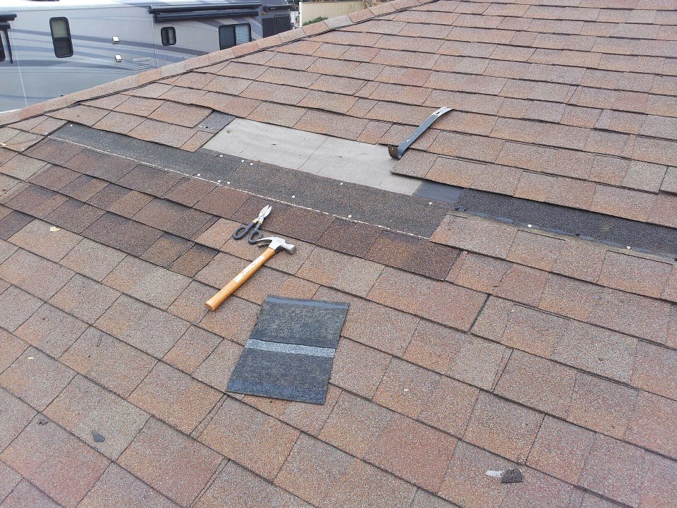 Slide of Roof Repair by Cool My Attic Now