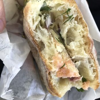 Pineapple & Pearls - Salmon sandwich - New American Near Me - Washington, DC, District of Columbia