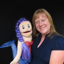 Penny's Puppet Productions - Penny with Myrna the Mermaid