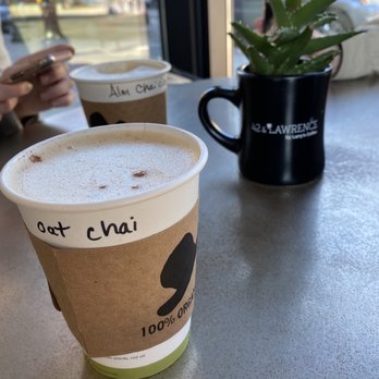42 & Lawrence - Oat milk chai tea latte - Coffee & Tea Near Me - Raleigh, North Carolina 42 & Lawrence - Oat milk chai tea latte - Coffee & Tea Near Me - Raleigh, North Carolina