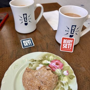Ready Set Coffee - Ginger cookie and drip coffee. Delicious!  The cookies are thick, soft and a perfect brunch treat. - Coffee Roasteries Near Me - Cleveland, Ohio