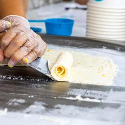 Sweet Cloud Ice Cream Rolls - Photo