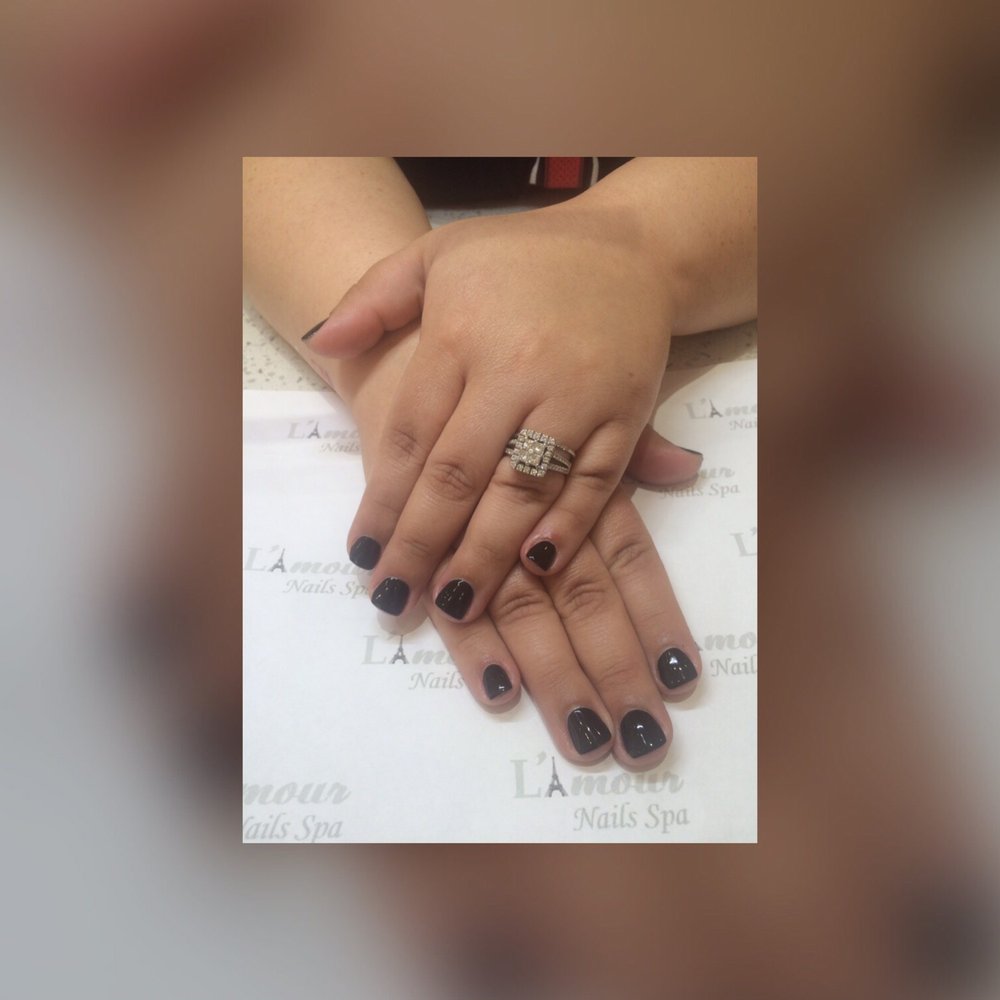 L'Amour Nails Spa - Thank you Cindy! For such a fabulous job on my nails! Shiny black just what I asked for! - Nail Salons Near Me - Tujunga, California L'Amour Nails Spa - Thank you Cindy! For such a fabulous job on my nails! Shiny black just what I asked for! - Nail Salons Near Me - Tujunga, California