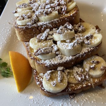 Keke's Breakfast Cafe - Banana , Nut & Caramel French Toast - Breakfast & Brunch Near Me - Winter Park, Florida Keke's Breakfast Cafe - Banana , Nut & Caramel French Toast - Breakfast & Brunch Near Me - Winter Park, Florida