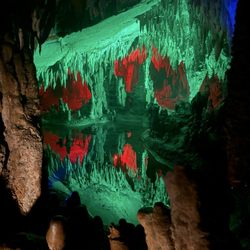 Melrose Caverns - The reflecting pool. So dramatic with the lighting.