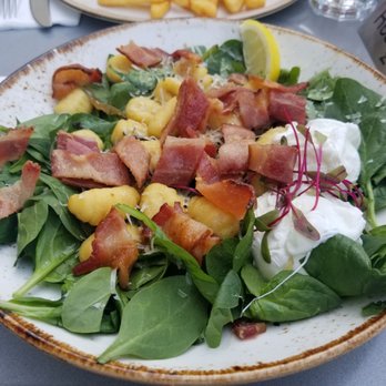 The Aussie Grind - Breaky Gnocchi comes with 2 poached eggs - Cafes Near Me - Frisco, Texas The Aussie Grind - Breaky Gnocchi comes with 2 poached eggs - Cafes Near Me - Frisco, Texas