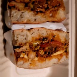 Jerk Chicken Sandwich Jerk Chicken Sandwich