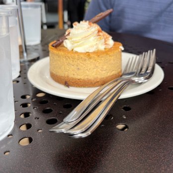 Urth Caffe - Hanging out with my family!! Love pumpkin cheese cake and I'm really excited to try it!! Yum! - Coffee & Tea Near Me - Laguna Beach, California